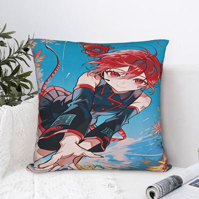 Kasane Teto Character Pillow Case  Retro Trendy Pillow Cover Soft Pillowcases For Living Room Bed Chair