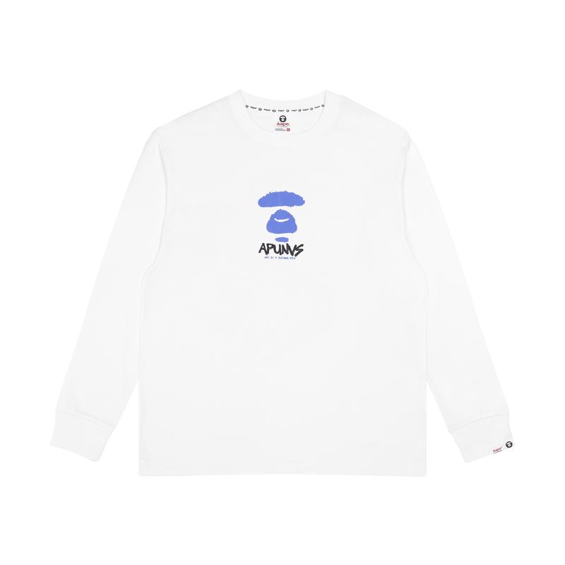 Aape T-Shirts Men's Crew Neck Moderate Straight Fit AAPLTM1200XXJ