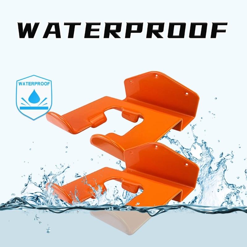 Gardening Equipment Tool Hanging Solution Heavy Load Weeder Eater Wall Hook Bracket Rack, Easy Installs for Various Size