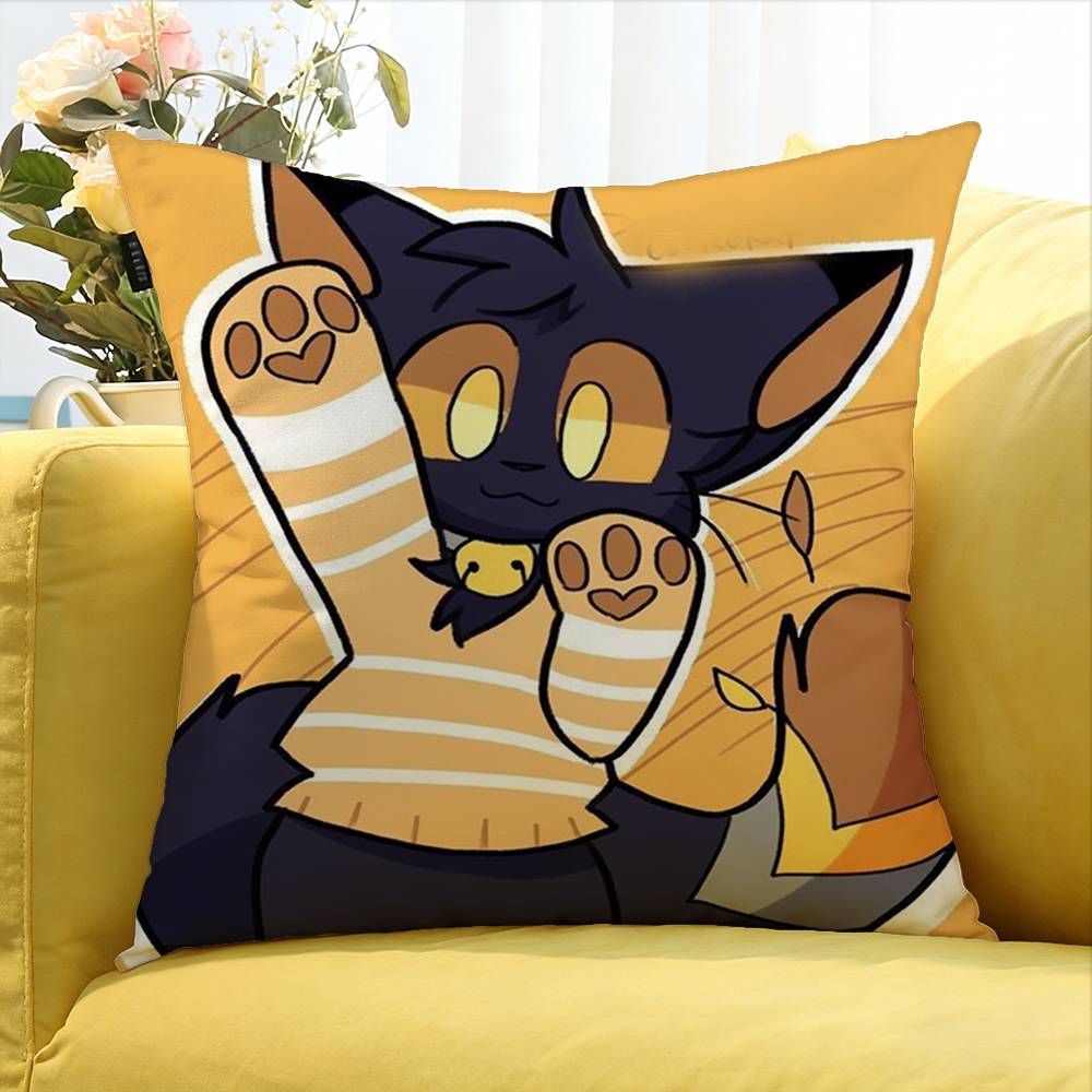 For Gay Lgbt Lesbian Boykisser Cat Various Sizes Square Pillow Case For Car Home Bedchamber Decor