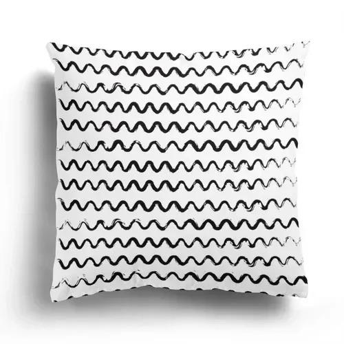 Modern Home Living Room Decorative Pillowcase Cushion Cover Nordic Black White Simple Zipper Pillowcase