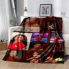 Ayliva Lieb Pop-Sänger Weiche Flanelldecke für Bett Schlafzimmer Sofa Picknick, Überwurfdecke zum Zudecken Draußen Freizeit Geschenk Kinder