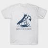 Mädchen sind Mädchen Gottesanbeterin Unisex Baumwolle Partner Geschenk T-Shirt