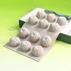 12 Cavity Flower Chocolate Baking Mould Silicone Mousse Cake Form