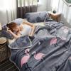 Winter Fluffy Warm Cozy Throw Blankets for Office Siesta Air-Condition Bedspread Thickening Lamb Cashmere Blanket Sofa