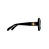 Celine Metal Patch Wide Frame Irregular Shape Sunglasses Women Sunglasses Black 4S262CPLB-38NO