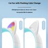 Luminous Cat Ear Headset Bluetooth Headset Subwoofer Game E-sports Wireless Headset