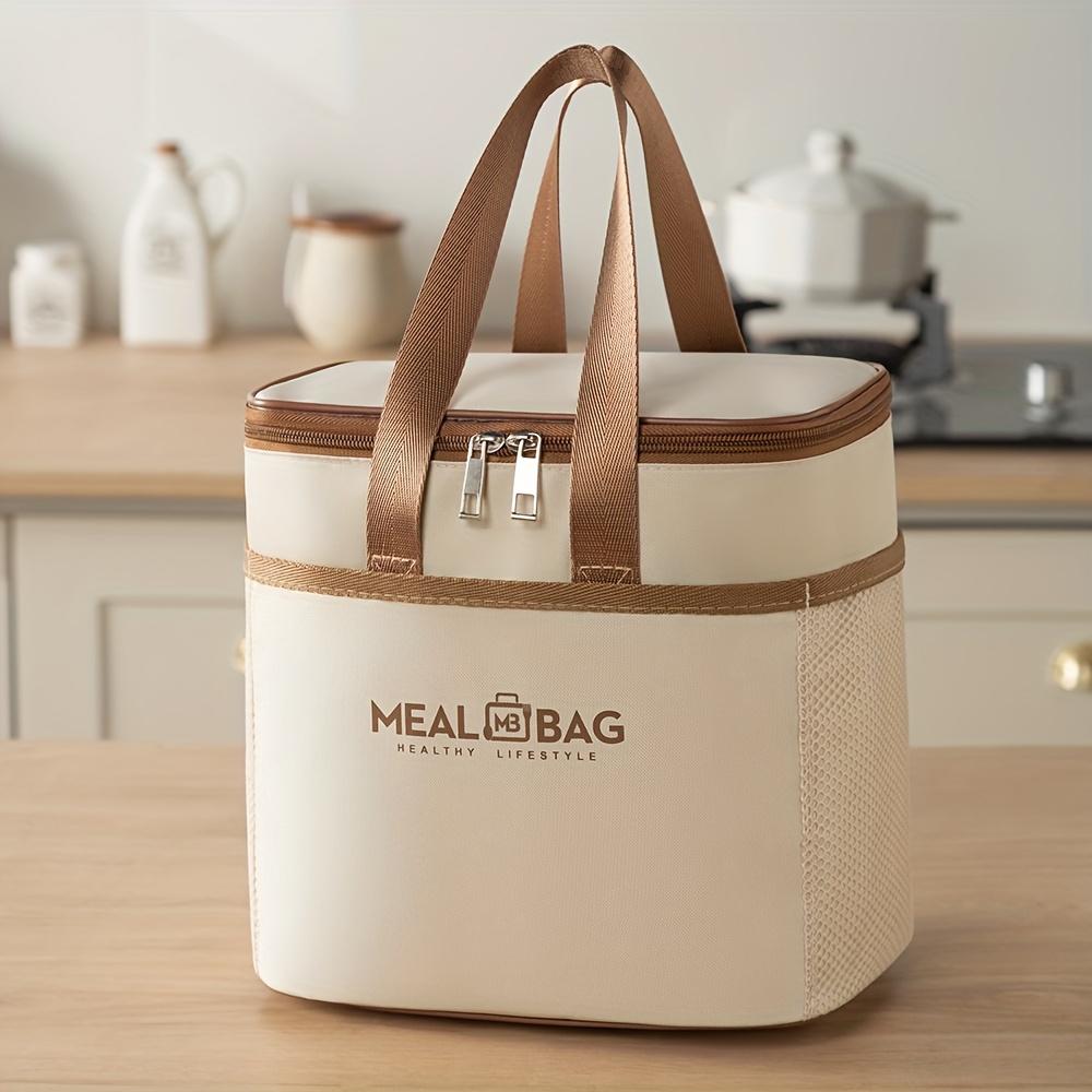 1Pcs Portable Lunch Bags Thermal Insulation Lunch Box Storage Bag Children's School Lunch Box Bags Picnic Storage Large Capacity