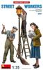 MiniArt Street Workers Figure Set Figures Plastic Model Kit MA38081 1/35 (3 Included)