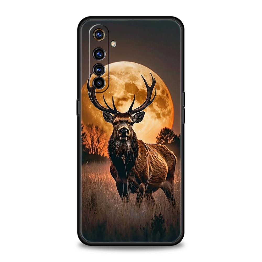 Deer Lichee Pattern Soft TPU For Realme 13 12 11 10 9 Pro Plus GT3 GT2 C21 C25 C35 C53 C55 C67 Pro 5G Phone Case Cover Funda Bag