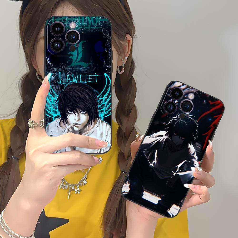 Death Note L Lawliet Handyhülle für iPhone 17 16 15 14 13 12 11 X XR XS 8 7 Air Pro Max Plus Mini Bunte Hülle Hülle