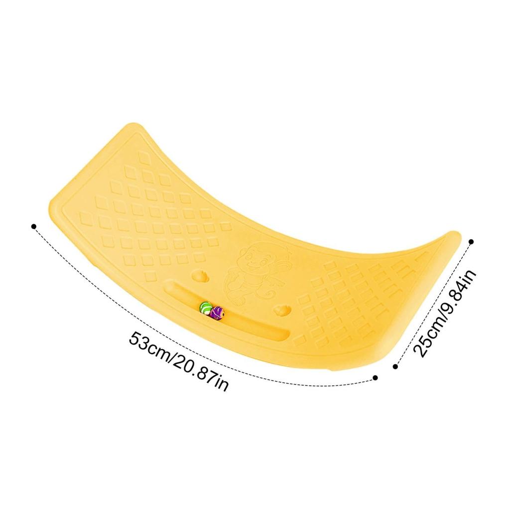 Children'S Indoor Balance Board Sensory Training Equipment Home Focus Bending Board Toy Children'S Indoor Rubber Game Mat