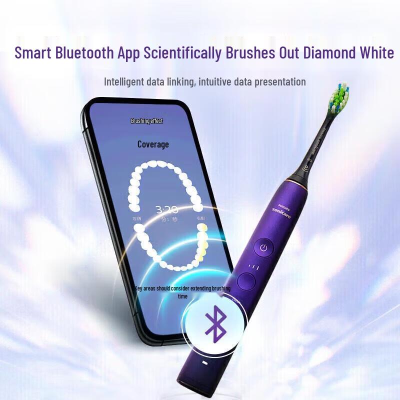 Philips DiamondClean 9000 Sonic Electric Toothbrush CN Plug (adapter Included)