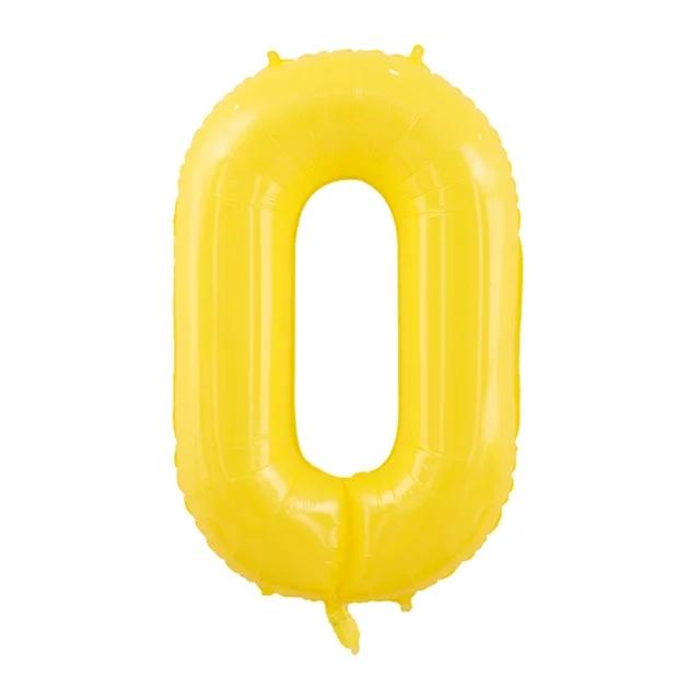 40inch Number Balloon 1 2 3 4 5 6 7 8 9 0 Baby Happy Birthday Party Balloons Duck Yellow Ballon Age 100 Days Helium Supported