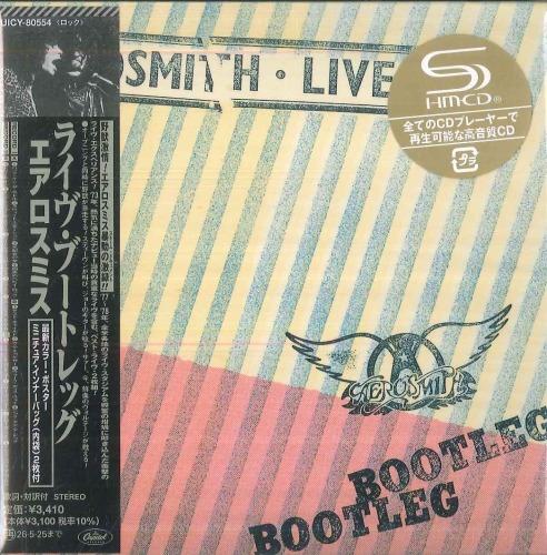 CD AEROSMITH Live Bootleg Ограниченное издание SHM UICY80554 CAPITOL 2025 Япония Obi Рок