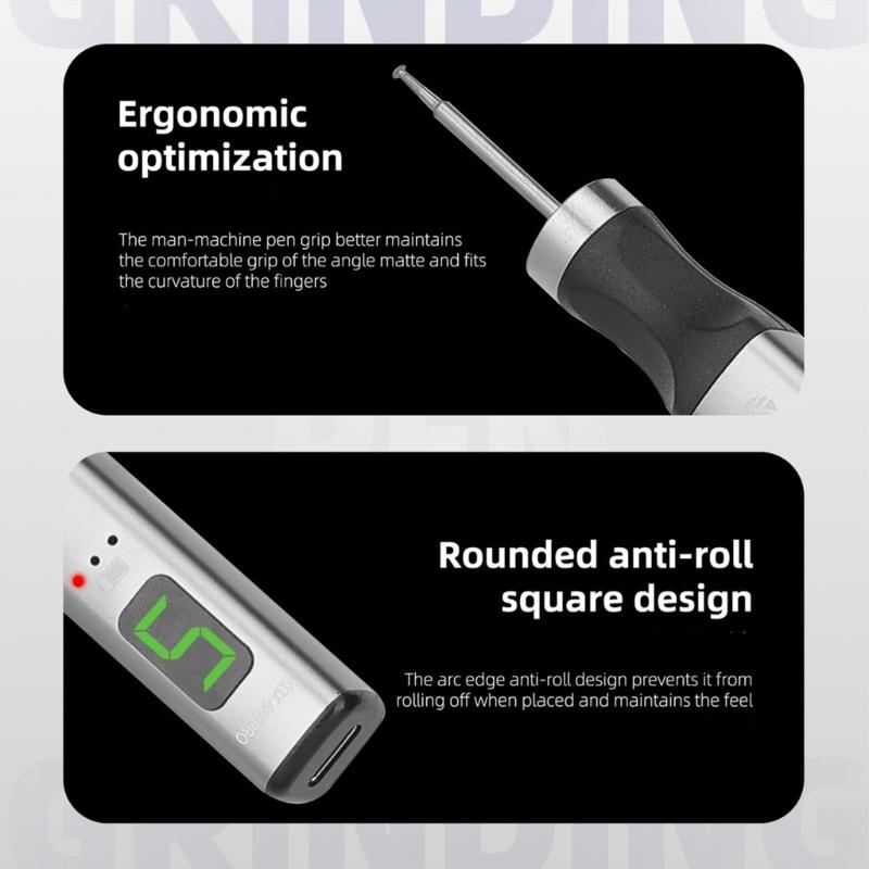 Engraving Pen Mini Grinder Machine Mini Wireless Drill Rotating Tool Variable Speed For Electronics Maintenance