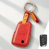 Genuine Leather Protector for Volkswagen VW Polo Golf 7 MK7 Tiguan Passat Key Case Cover Fob