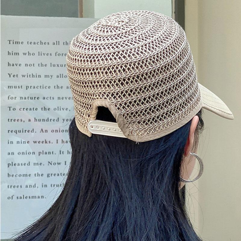 Summer Hollow Woven Baseball Cap 