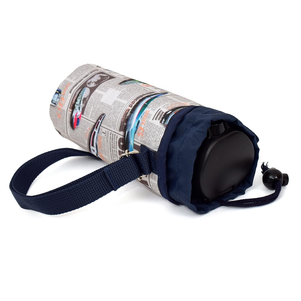 COLORFUL CANDY STYLE Water Bottle Shinkansen and Railway World NM703900 Holder, Water-Repellent, Lightweight, Design, Gray, Water-Repellent,