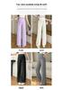 2026 Spring/Summer Maternity Ice Silk Wide-Leg Lace-Up Pants
