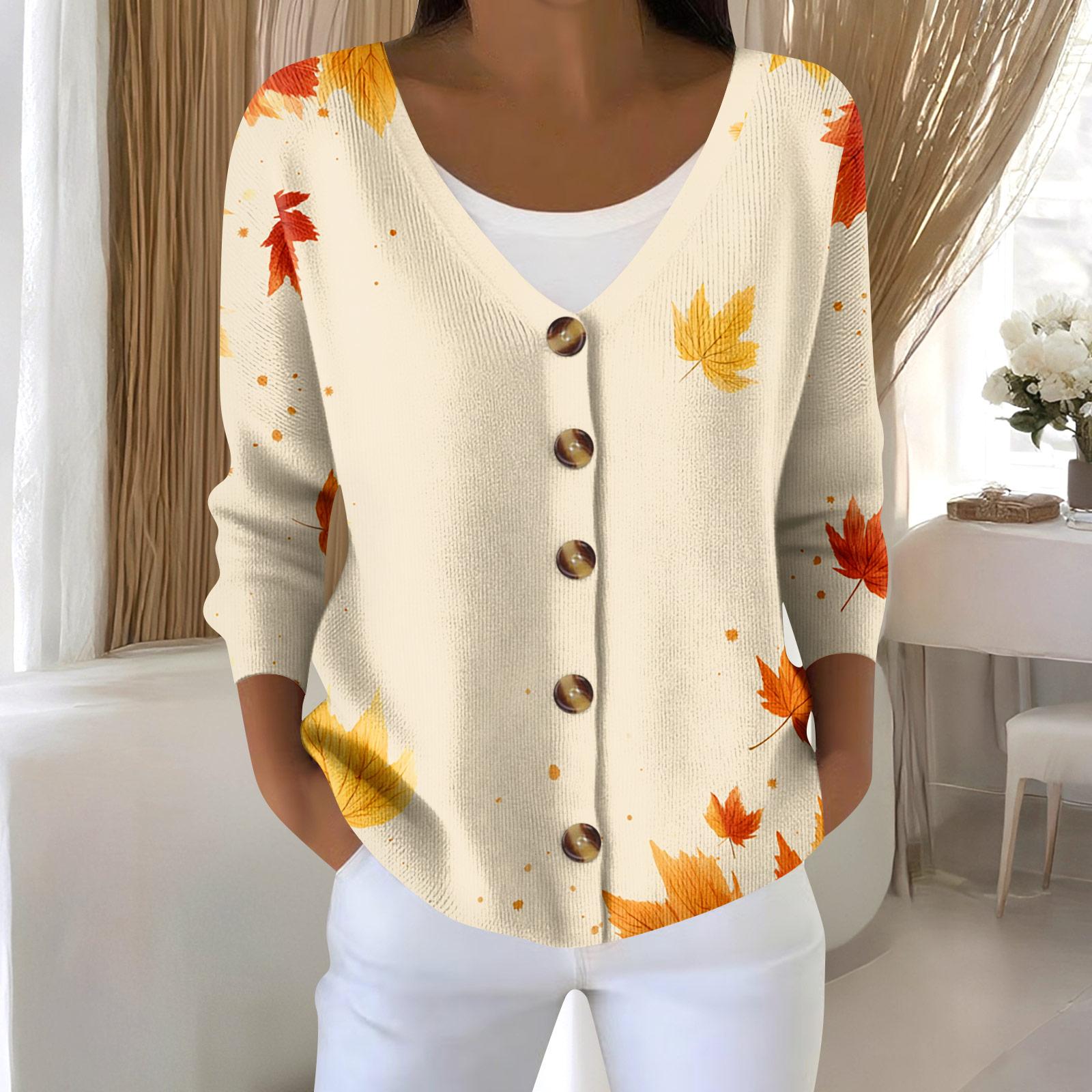 

Женская мода с длинным рукавом, рождественский принт «Снеговик-снежинка», куртка, кардиган L