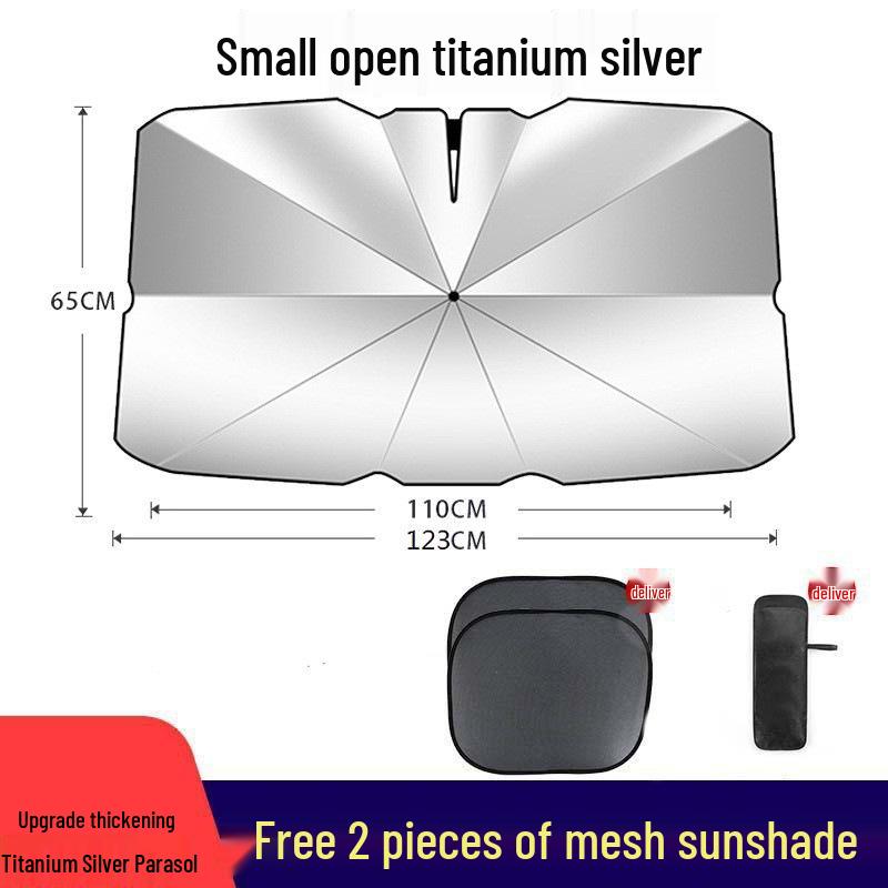 Car Umbrella Sunshade: Heat-Insulating Windshield Shield & Curtain