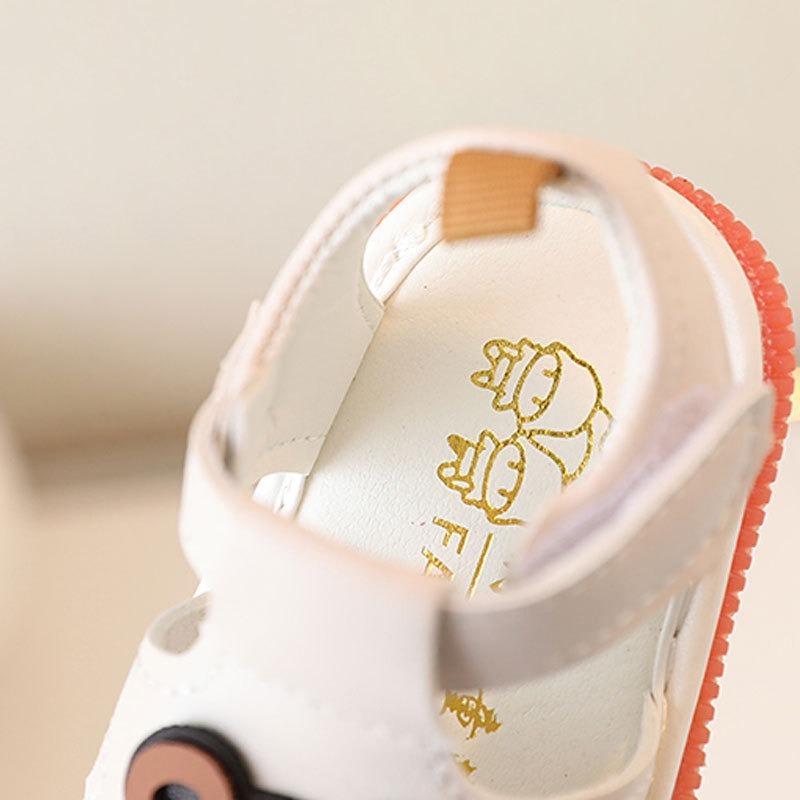 Scarpine da Bambino Cartone Animato Squeaky Nuovi Arrivi Primi Passi per 0-2 Anni, Scarpe da Bambino Casual Cool Unisex con Suola Morbida