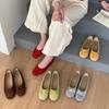 Flat-Bottomed Ballet Shoes, Children'S Spring And Summer Popular Red Single Shoes With Skirts, Evening Fairy Shoes
