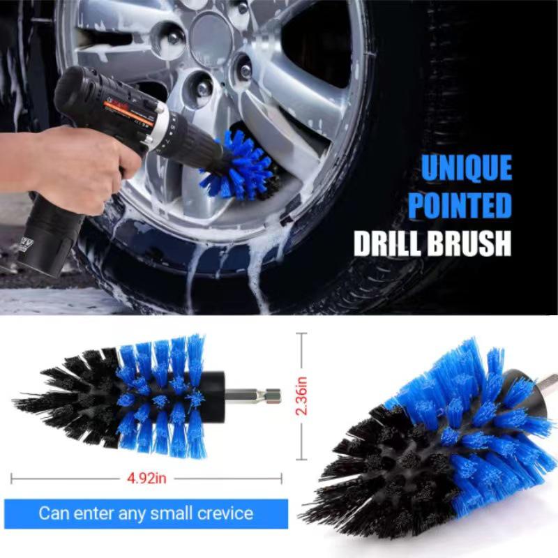 Brosse de nettoyage électrique multifonctionnelle: Perceuse-visseuse pour le polissage du carrelage, de la salle de bain et de la voiture