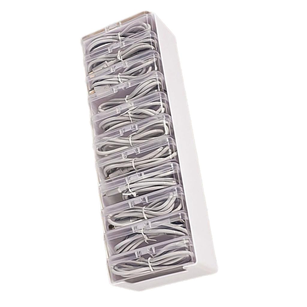 Sturdy Plastic Organizers Box With Multiple Compartments Accessory for Efficient Home Storage and Space Saving Designs