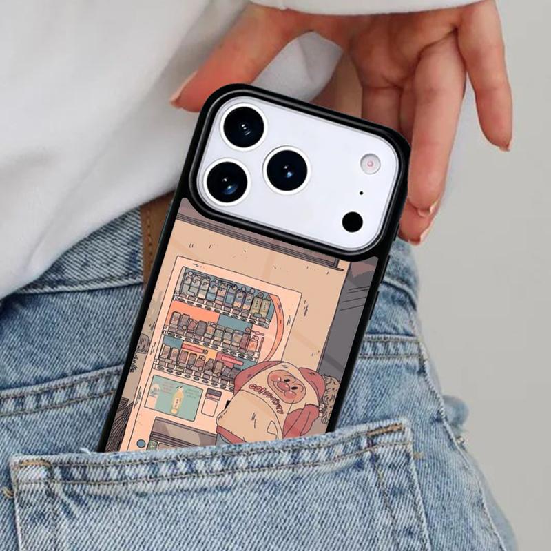 Japanese 90s anime aesthetic Phone Case for iPhone 16e 15 14 13 12 17 Pro Max Plus Air 17pro Cover Coque