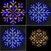 50 LED Silhouette Light Xmas Party Decorative Lights Snowflake Lights Christmas Atmosphere Layout