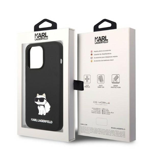 Etui Do iPhone 14 Pro Max Karl Lagerfeld Hardcase Choupette Czarny