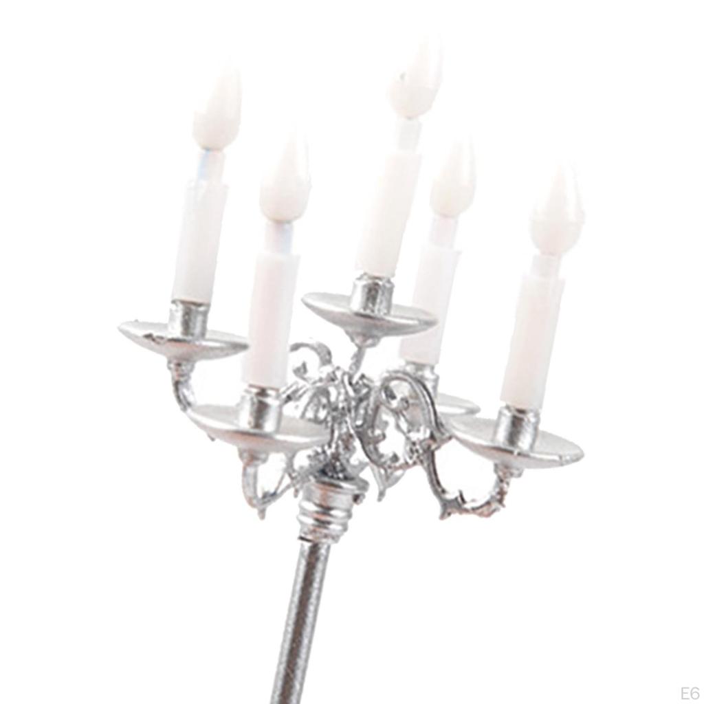 Puppenhaus LED Kerzenlicht Modell Kerzenständer Lampe Sandtisch Gebäude