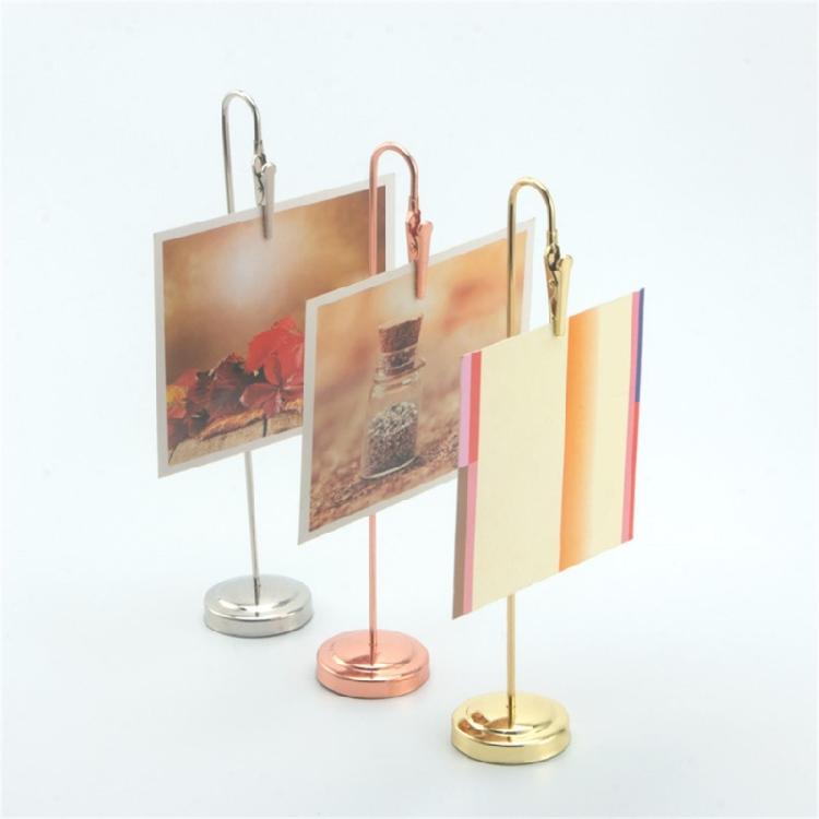 Memo Holder Clip Name Card Holder with Clip Place Card Holder Photo Stand Photo Holder for Business Cards