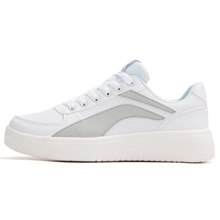 (WMNS) Li-Ning Classic Skateboarding White Gray Women s AGCR470-1 EU 36⅓