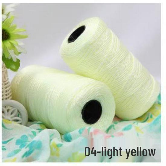 Ice Silk Three-Strand Yarn for Crochet Bags, Hats, Seat Cushions, Bottle Sleeves, and Slippers