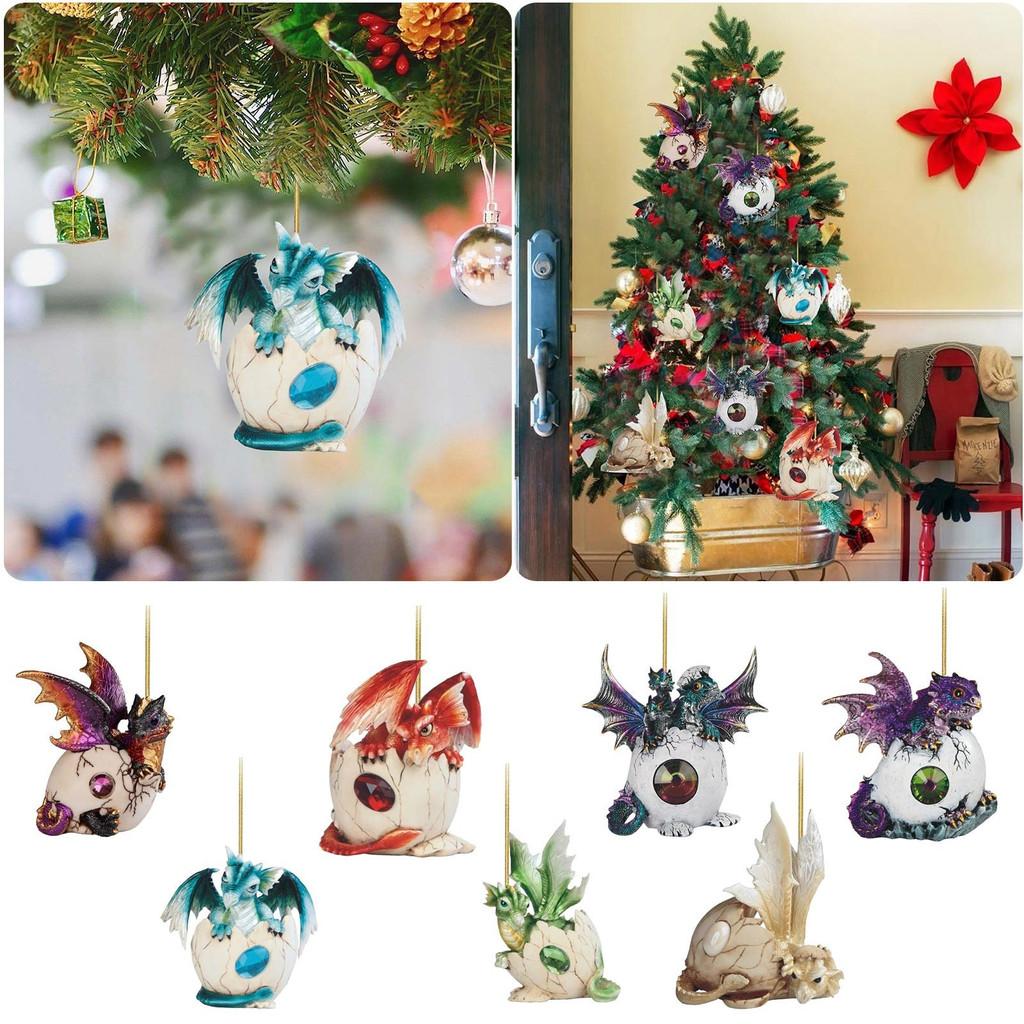 Whimsical Organic Glass Eyeball Dragon Car Accessory Fun Holiday Home Decoration Gift