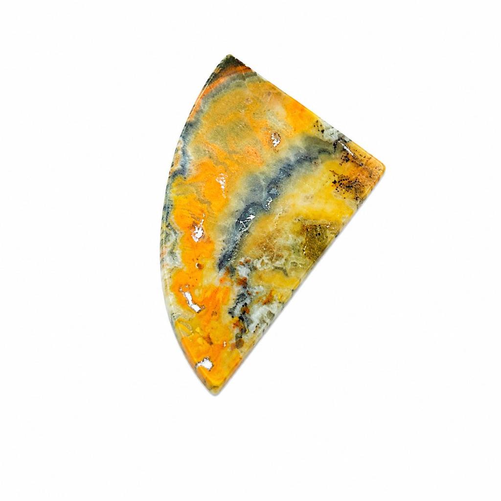 Yellow Turquoise Freeform Cabochon Gemstone | Artisan Jewelry Making Stone