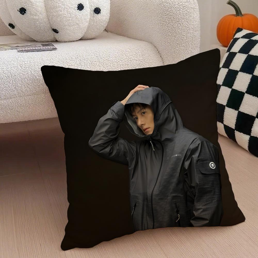 JJi Chang wook Cushion Cover Throw Pillow Cover Hidden Button Durable Polyester Chair Cushion
