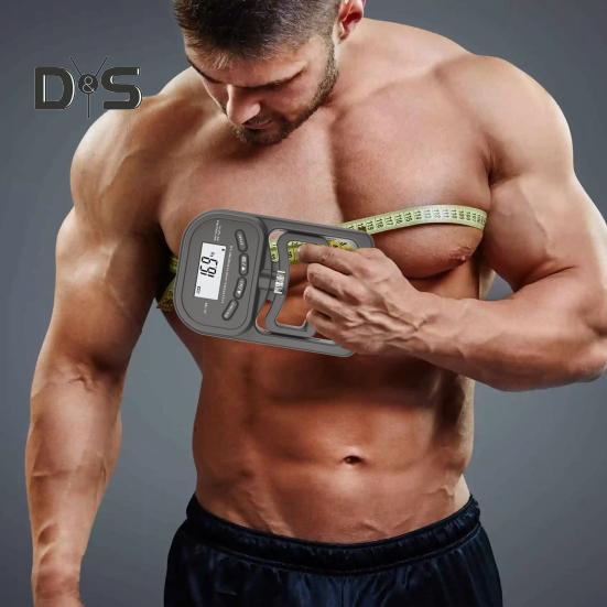 Handdynamometer, Griffstärkentrainer, 189 kg, elektronischer Handtrainer, Tester, Griffverstärker, Handgriffmessgerät mit LCD-Display