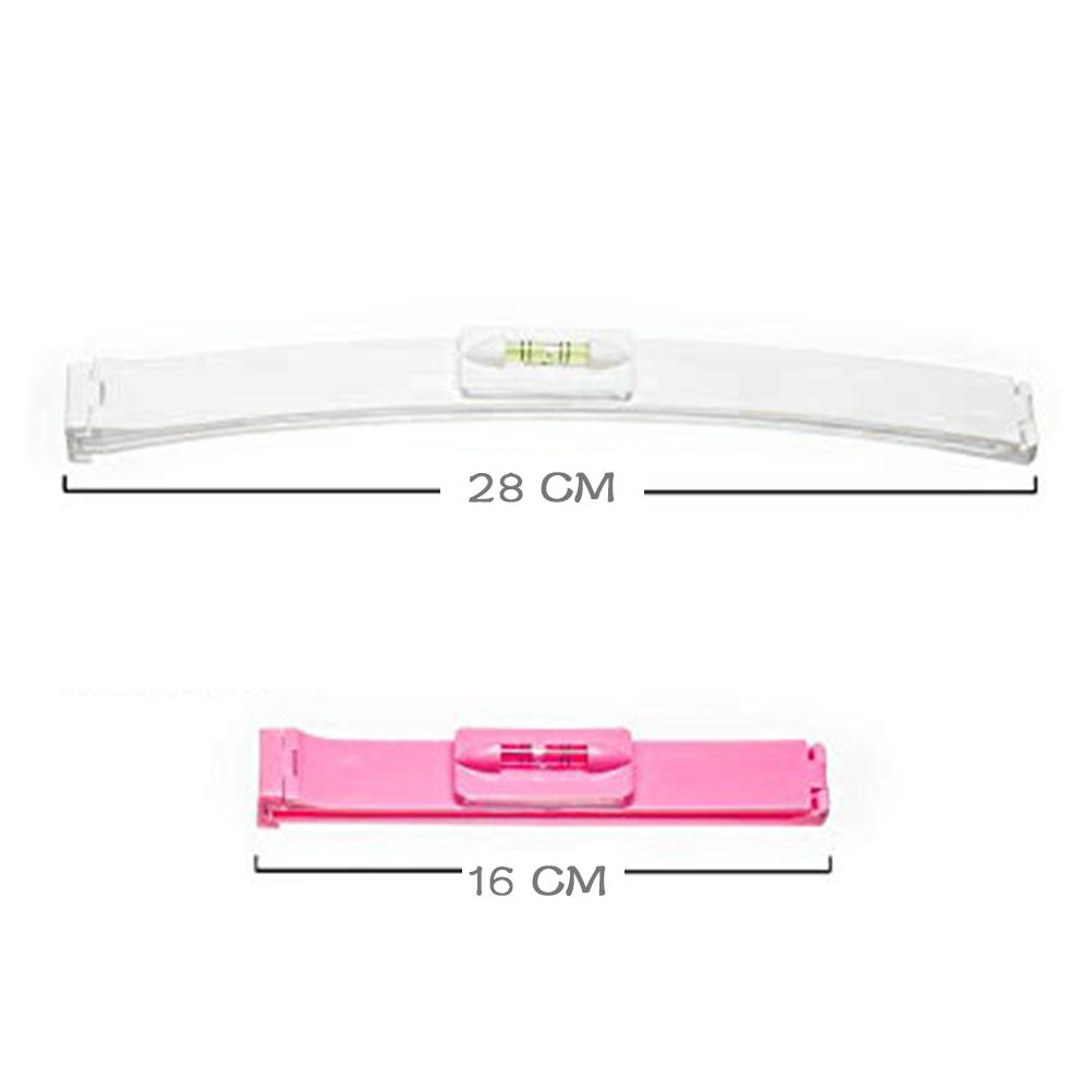 

2pcs set Fashion DIY Professional barber accessories tool Bangs Hair Cutting Clip Comb Hairstyle Typing Trim Tool Rosy
