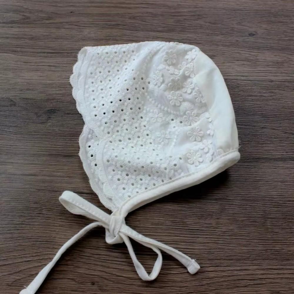 Adjustable Baby Lace Hats Cotton Newborn Cap Fashion Toddler Sun Hat Outdoor