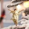 2D Car Christmas Acrylic Pendant Auto Rearview Mirror Interior Decoration Hanging Ornament Toy Auto Interior Accessories