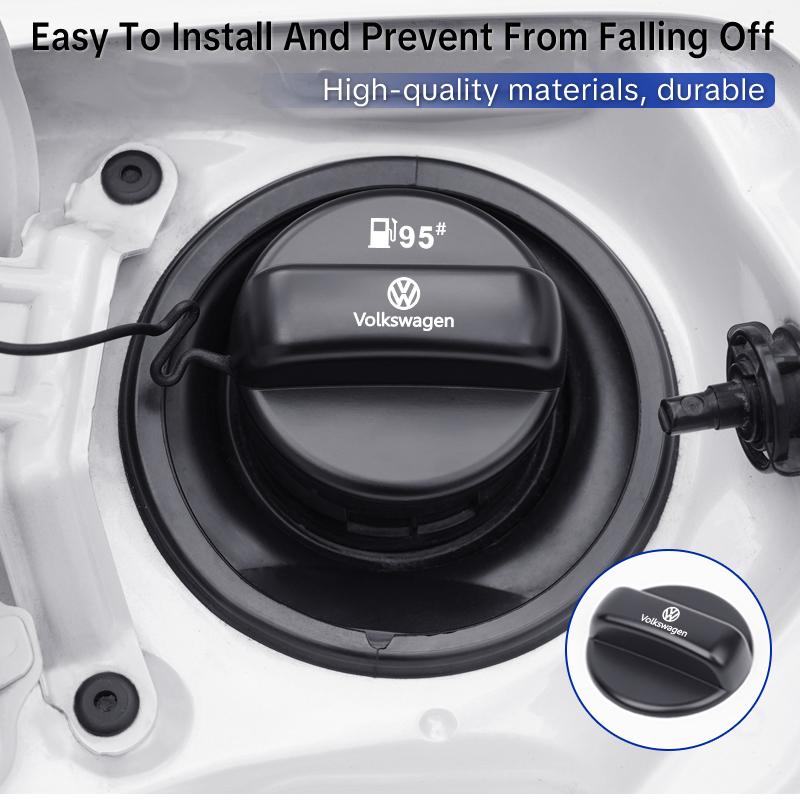 Car Fuel Tank Cap Cover Tank Protective Sticker For Volkswagen VW ID4 Polo Golf 6 7 8 MK5 MK7 Jetta Passat Tiguan Touran T-ROC zf8