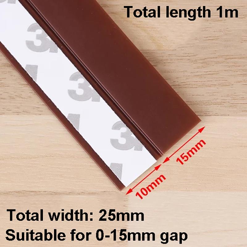 Selbstklebender, wetterfester, schalldichter Gummi-Dichtungsstreifen unter der Tür