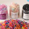 Colorful Elastic Hair Ties, Cute Disposable Use Mini Hair Bands, Versatile Scrunchies For Braids, Ponytails