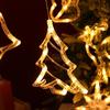LED Christmas Decoration Suction Cup Lights: Tree, Bell, Snowman, Reindeer, Snowflake, Star, Heart Lantern.