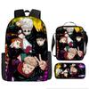 Spell Return Battle School Bag Elementary School Student Animation Backpack Large Capacity Three-piece Set