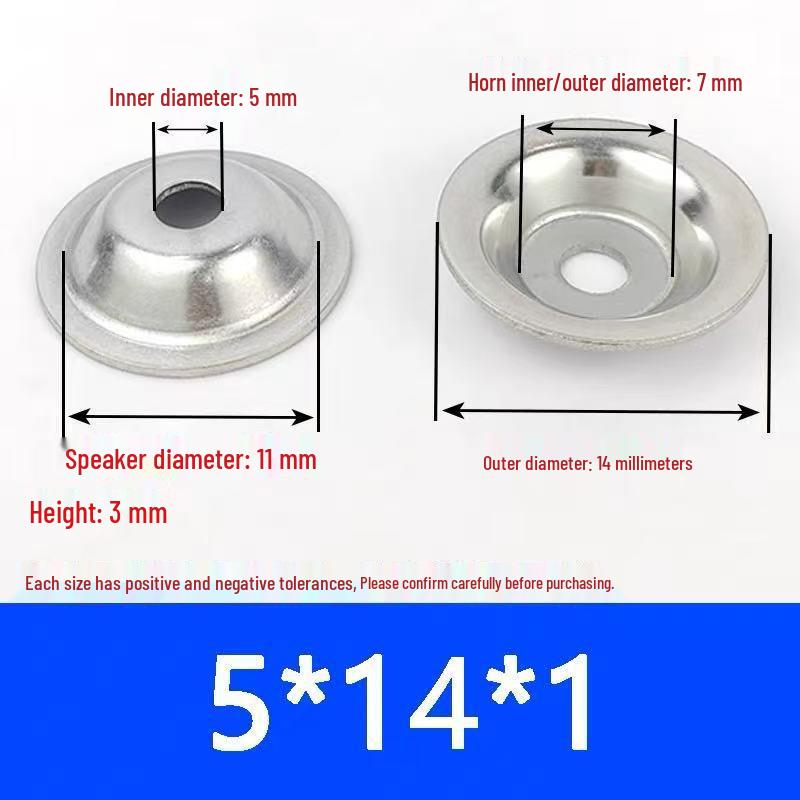304 Stainless Steel Bowl Mat Washer and Recessed Screw Decoration Set